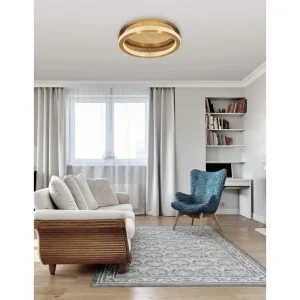FIORE PLAFONSKA SVJETILJKA LED 40W/3000K/2139lm/DIMM/IP20/ZLATNA