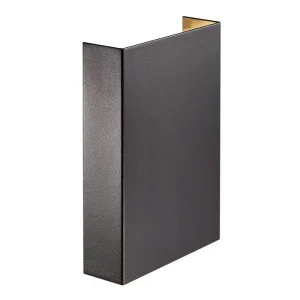 FOLD 15cm ZIDNA SVJETILJKA CRNA