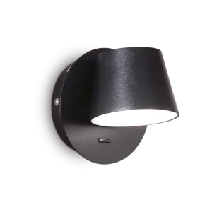GIM LED ZIDNA LAMPA AP CRNA