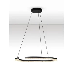 GREAMY LED VISILICA CRNA 30W IP20 3000K TRIAK PRIGUŠLJIVA