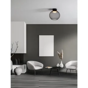 KINETIC PLAFONJERA LED/3000K/12W/456Lm/CRNA