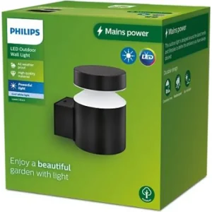 Laven PHILIPS ZIDNA SVJETILJKA CRNA WA 6W 40K