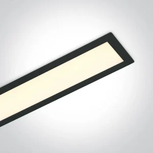 LINEARNA UGRADBENA SVJETILJKA LED 40W WW 1200mm 120d 230V CRNA