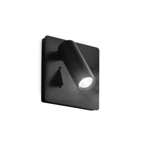LITE LED ZIDNA LAMPA AP CRNA