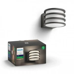 LUCCA ZIDNA SVJETILJKA 1×E27/9,5W/HUE/2700K/230V IP44 ANTRACIT