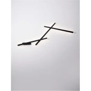 LYB ZIDNA LAMPA LED /3000K/19W/1044Lm/CRNA