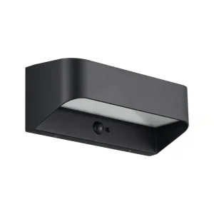 MARCELLIO SOLAR ZIDNA LAMPA CRNA LED 5W/IP54/5V/3000K/400lm