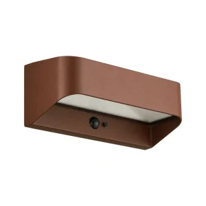 MARCELLIO SOLAR ZIDNA LAMPA SMEĐA LED 5W/IP54/5V/3000K/400lm