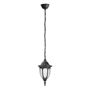 MILANO VANJSKE VISILICA E27 1X MAX 60/CRNA/IP43