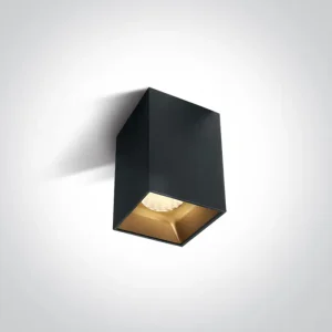NADGRADNA KVADRATNA SVJETILJKA CRNA 12W LED WW IP20