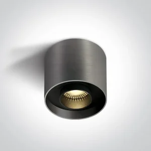 NADGRADNA STROPNA SVJETILJKA LED 22W WW IP20 230V SIVI METAL
