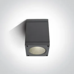 NADGRADNI LED REFLEKTOR 6W/3000K/440lm IP54 ANTRACIT