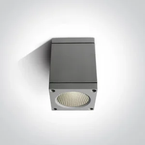 NADGRADNI LED REFLEKTOR 6x1W 3000K IP54 SIVI