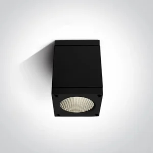 NADGRADNI LED REFLEKTOR 6x1W 3000K IP54/CRNI