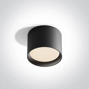 STROPNA SVJETILJKA LED/12W/CCT/1200lm/120°/230V UGR19 fi100×75mm IP44 CRNA