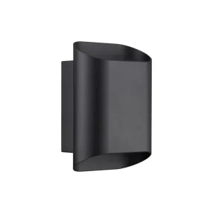 NICO 22 ROUND MAXI ZIDNA LAMPA CRNA GU10/IP54/15W/220-240V