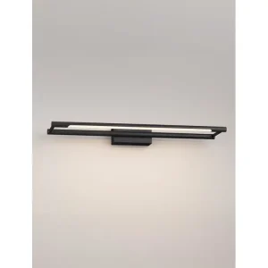 OLAS ZIDNA LED SVJETILJKA CRNA 8W IP20 3000K