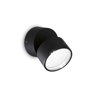 OMEGA LED ZIDNA SVJETILJKA AP CRNA 4000K IP54