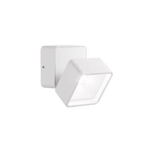 OMEGA LED ZIDNA SVJETILJKA AP KVADRATE BIJELA 4000K IP54