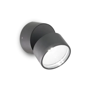 OMEGA LED ZIDNA SVJETILJKA AP OKRUGLA ANTRACIT 4000K IP54