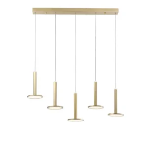 PALENCIA VISILICA LED 50W/3000K/3946lm/IP20/MESING ZLATNA