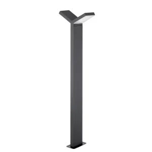 PARK VANJSKA STAJAĆA SVJETILJKA LED 2X6W/3000K/522lm/IP54/TAMNO SIVA