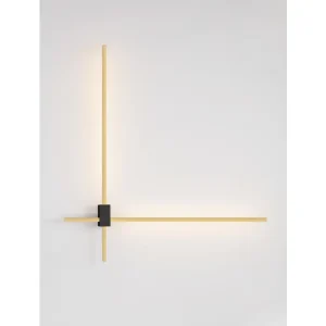 PEAK ZIDNA SVJETILJKA MESING LED 20W 220-240V 1000lm IP20 CCT 2700-3000-4000K