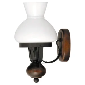 PETRONEL ZIDNA SVJETILJKA E27 1X MAX 60/MAT CRNA/IP20