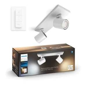PHILIPS RUNNER HUE REFLEKTOR BIJELI 2X4.2W 2200-6500K + DALJINSKI UPRAVLJAČ