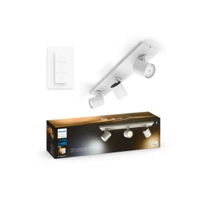 PHILIPS RUNNER HUE REFLEKTOR BIJELI 3X4.2W 2200-6500K + DALJINSKI UPRAVLJAČ