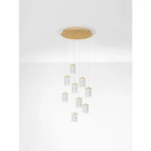 PHOS LED VISILICA ZLATNA 46W IP20 3000K TRIAK PRIGUŠLJIVA