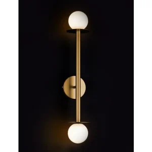 PIELO ZIDNA LAMPA G9 /IP20/MESING ZLATNA 2X