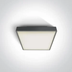 PLAFONJERA LED 16W/960lm/3000K/230V IP65 ANTRACIT