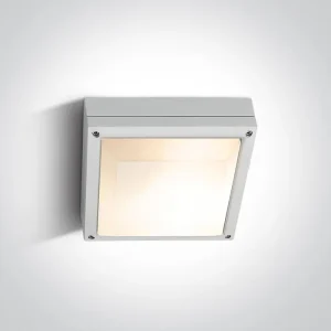 PLAFONJERA LED 2XE27 IP54 BIJELA