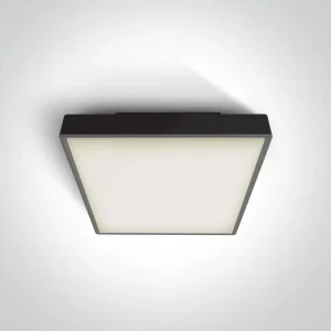 PLAFONJERA LED 2×E27/18W/PLC/230V IP65 CRNA