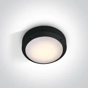 PLAFONJERA LED E27/20W/240V IP54 CRNA