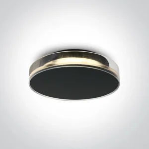 PLAFONJERA LED/12W/325lm/3000K/230V fi1238mm CRNA