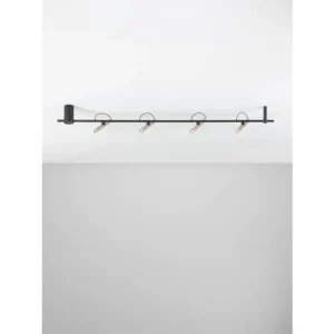 PRATO STROPNA SVJETILJKA S 4 LED REFLEKTORA CHAMPAGNE ZLATNA/CRNA 22W IP20 3000K