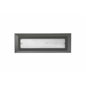 PULSAR VANJSKA ZIDNA SVJETILJKA LED 4W/3000K/557lm/IP54/TAMNO SIVA