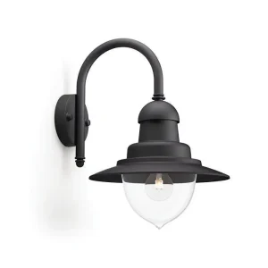 Raindrop ZIDNA SVJETILJKA crna 1x60W 230V