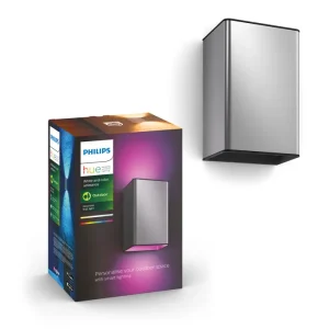 Resonate HUE WACA VANJSKA ZIDNA SVJETILJKA SREBRNA 2x8 RGB