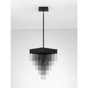 REVIA LED LUSTER CRNI 28W IP20 3000K