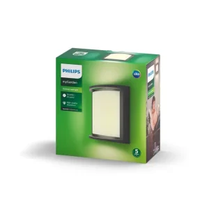 SAMONDRA ZIDNA SVJETILJKA LED/12W/1200lm/2700K/240V IP44 ANTRACIT