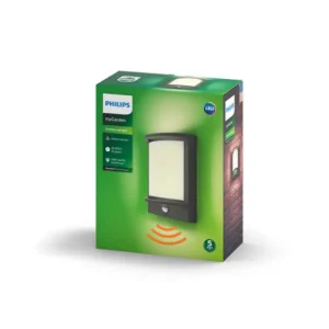 SAMONDRA ZIDNA SVJETILJKA SA SENZOROM LED/12W/1200lm/2700K/240V IP44 ANTRACIT