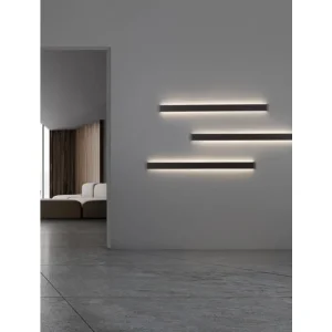 SELINE ZIDNA LAMPA LED 44W/3000K/3124lm/IP20/CRNA