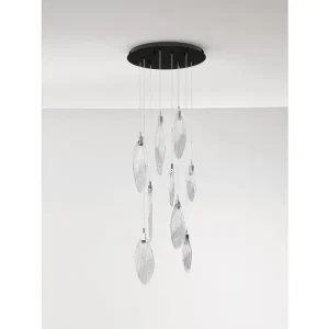 SERIQ LED VISILICA 23W IP20 3000K CRNA/STAKLO TRIAK PRIGUŠLJIVA