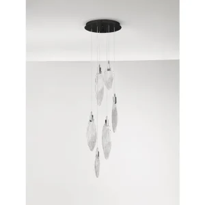 SERIQ LED VISILICA CRNA 14W IP20 3000K CRNA/STAKLO TRIAK PRIGUŠLJIVA