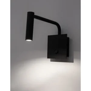 SICILY ZIDNA LAMPA LED 3 WattW/3000K/190lm/IP20/CRNA