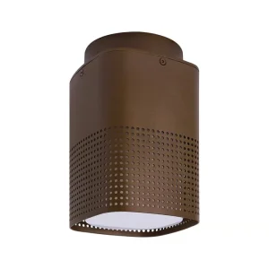 SIDARA STROPNA SVJETILJKA SEASIDE SMEĐA METALLIC E27/15W/IP54/220-240V