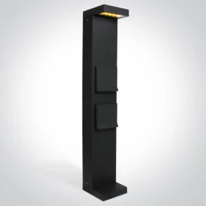 STAJAĆA SVJETILJKA ANTRACIT 70cm 8W WW IP65 230V 2x SCHUKO 1000w each
